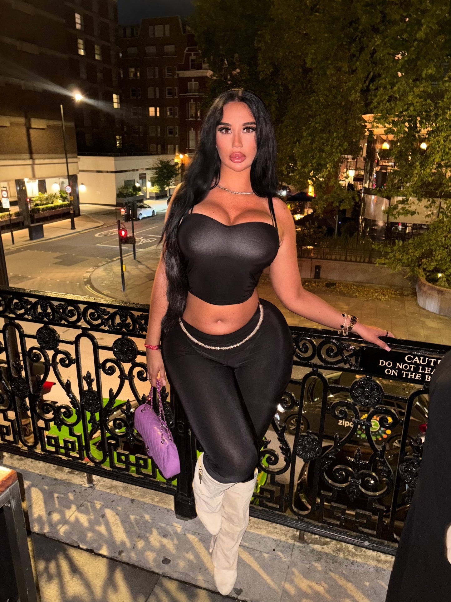 Celina co-ord capri leggings and crop top set
